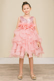 Sequin Ruffle Girls Pageant Dress | Birthday & Party Gown