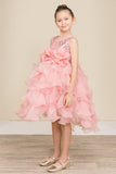 Sequin Ruffle Girls Pageant Dress | Birthday & Party Gown