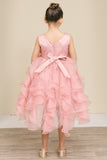 Sequin Ruffle Girls Pageant Dress | Birthday & Party Gown