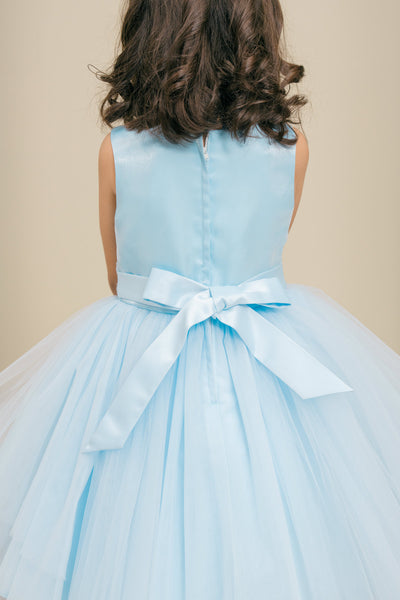 Elara Sky Special Occasion Dress for Girls