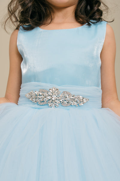Elara Sky Special Occasion Dress for Girls