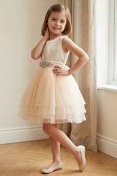 Elara Sky Special Occasion Dress for Girls