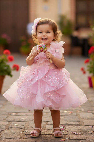 Baby Girl Pageant Dress Flower Girl Birthday Party