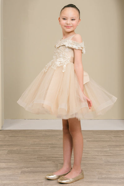 Elena Petal Girls Pageant Party Dress