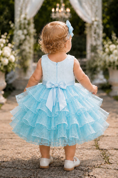 Baby Girls Ruffle Pageant Dress | Blush Collection
