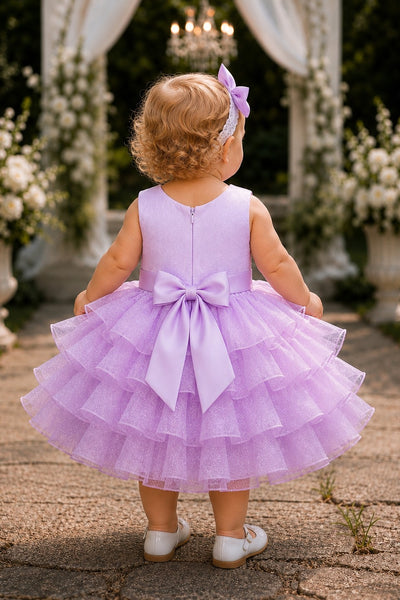 Baby Girls Ruffle Pageant Dress | Blush Collection