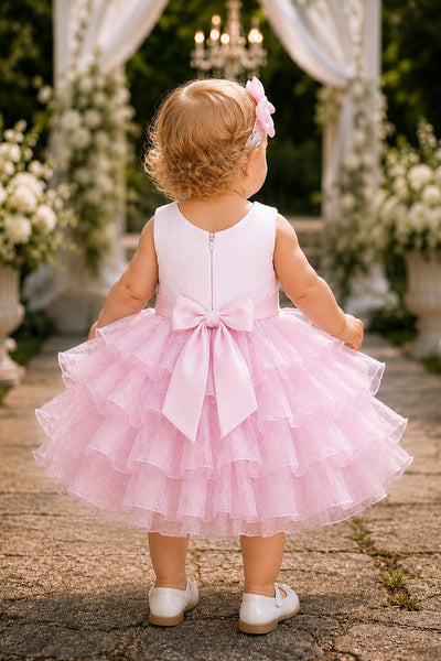 Baby Girls Ruffle Pageant Dress | Blush Collection