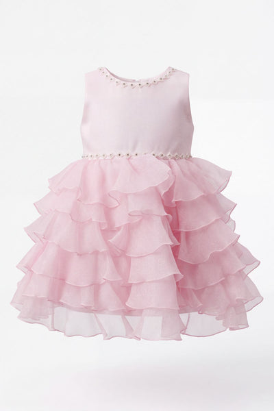 Baby Girls Ruffle Pageant Dress | Blush Collection