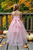 Blush Hi-Low Girls Pageant Dress | Communion & Party