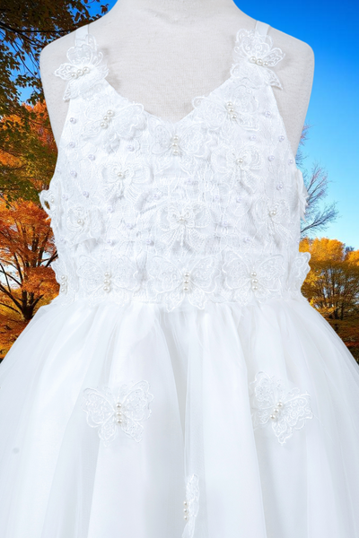 Blush Hi-Low Girls Pageant Dress | Communion & Party