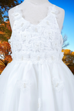 Blush Hi-Low Girls Pageant Dress | Communion & Party
