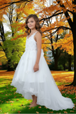Blush Hi-Low Girls Pageant Dress | Communion & Party