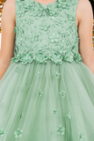 Knee Length Girls Dress | Flower Girl & Pageant Gown