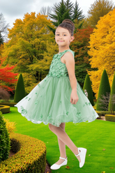 Knee Length Girls Dress | Flower Girl & Pageant Gown