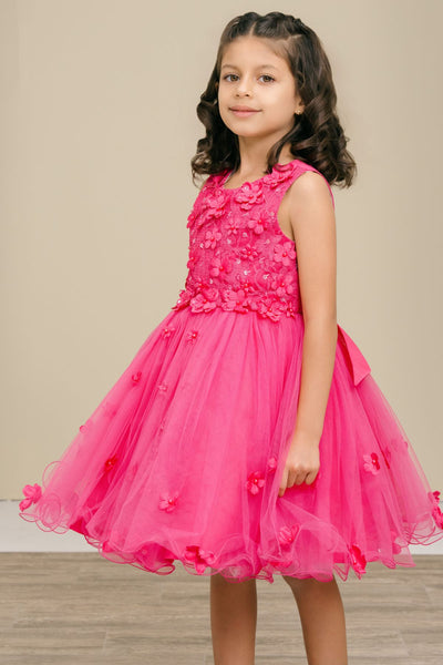 Jessica Party Pageant Dress - Knee-Length Elegance in Burgundy