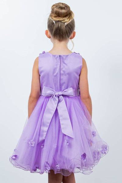 Jessica Party Pageant Dress - Knee-Length Elegance in Burgundy