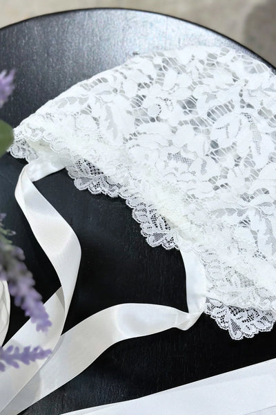 Isla White Lace Baby Dress – Baptism & Special Occasion