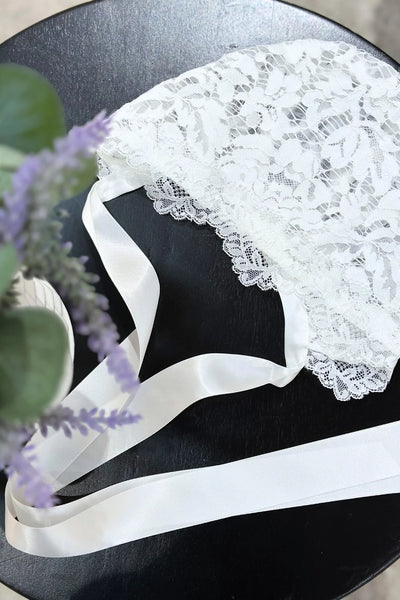 Isla White Lace Baby Dress – Baptism & Special Occasion