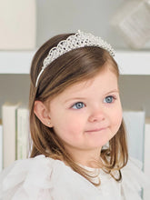 Silver Rhinestone Tiara Headband for Girls