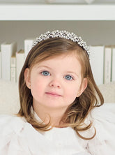 Pearl & Rhinestone Headpiece for Girls