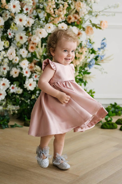 Teter Warm Couture Blush Pink Baby Party Dress | Blush Kids
