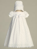Celestine Grace Christening Gown – Timeless Lace Baby Baptism Dress