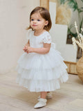 Rebekah Tulle Flower Girl Dress – Baby to Toddler Sizes