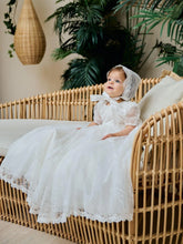 Lena Lace Christening Gown with Bonnet – Teter Warm