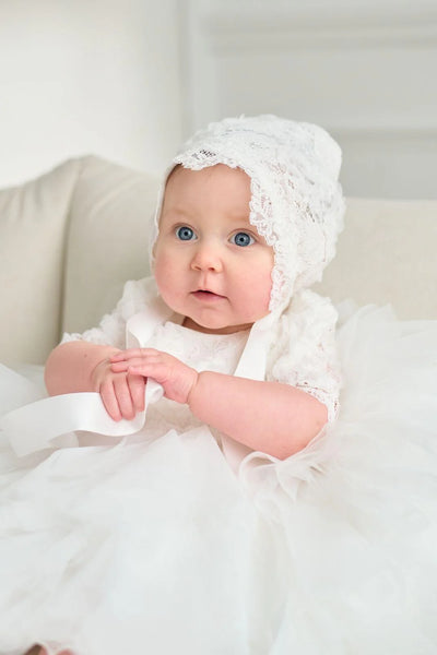 Elowen Grace Christening Gown – Baby Girl Baptism Dress