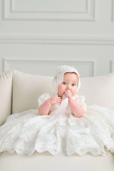 Luxurious Lace Christening Couture & After Party Dress