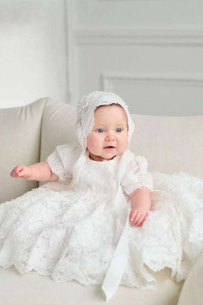 Luxurious Lace Christening Couture & After Party Dress