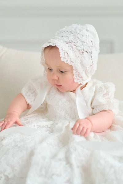 Luxurious Lace Christening Couture & After Party Dress