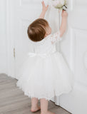 Teter Warm Couture Lace Tulle Baby Christening Baptism Dress