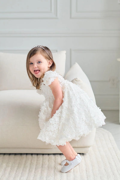 Baby Girl Aliyah All Over Lace Baptism Dress By Teter Warm Couture