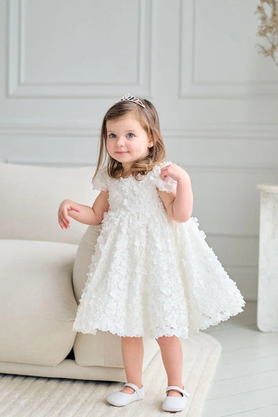 Baby Girl Aliyah All Over Lace Baptism Dress By Teter Warm Couture