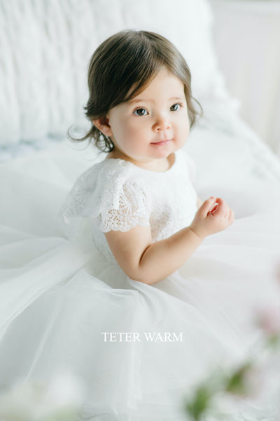 Teter Warm Couture Gorgeous Christening Baptism Special Occasion Dress