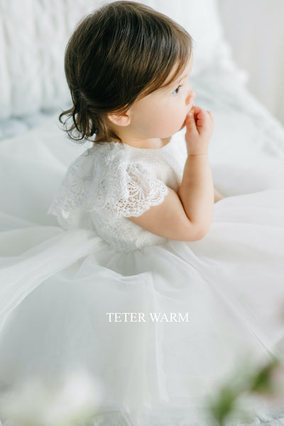 Teter Warm Couture Gorgeous Christening Baptism Special Occasion Dress