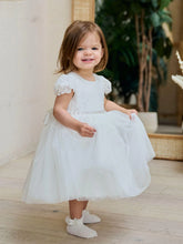 Isla White Lace Baby Dress – Baptism & Special Occasion