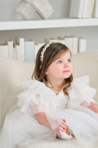 Teter Warm Couture Baptism Lace and Tulle Dress