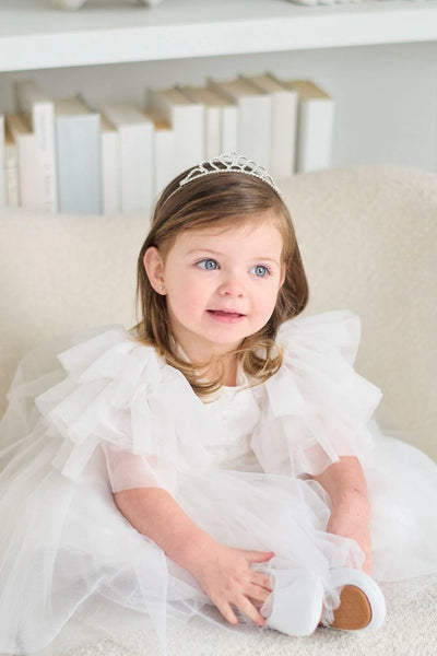 Teter Warm Couture Baptism Lace and Tulle Dress
