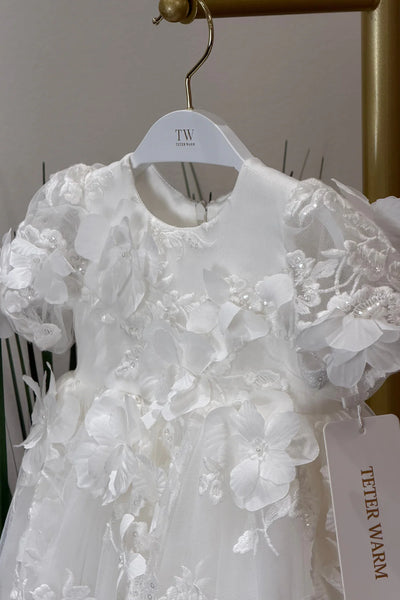 Teter Warm Elysia Fleur Baby Christening Dress