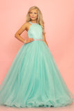 Sugar Kayne Girls Pageant Dress with Rhinestone Trim