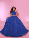 Sugar Kayne Girls Pageant Dress with Rhinestone Trim
