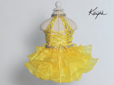 Sugar Kayne By Johnathan Kayne Little Girls Beaded Cupcake Pageant Dress