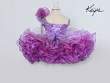 Sugar Kayne Girls Beautiful Organza Ombre Cupcake Pageant Dress