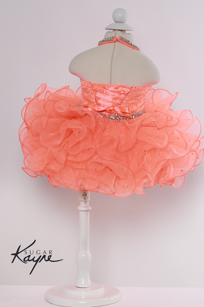 Sugar Kayne Organza Cupcake Pageant Birthday Party Ruffled Dress