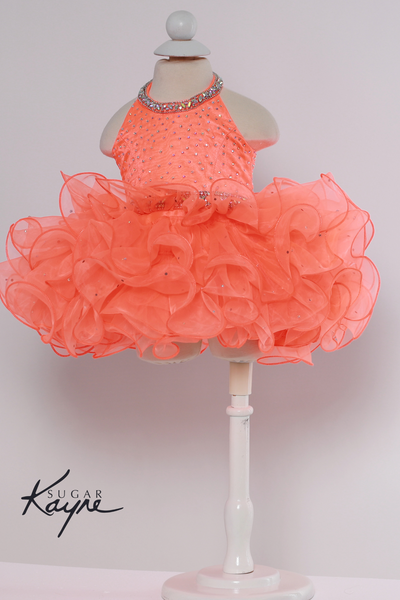 Sugar Kayne Organza Cupcake Pageant Birthday Party Ruffled Dress