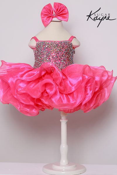 Sugar Kayne Rhinestone Cupcake Pageant Dress