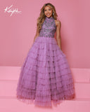 Sugar Kayne Pink Ruffle Pageant Dress for Girls