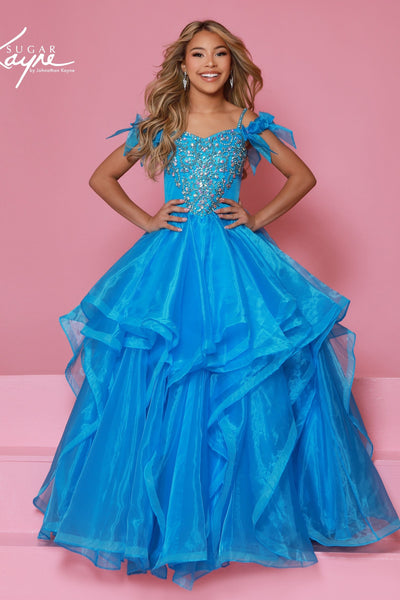 Sugar Kayne Girls Pageant Dress | Sparkle Ball Gown Couture
